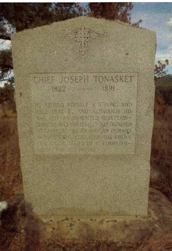 Cemetery Lone Graves, Ferry County, Curlew Chief Tonasket